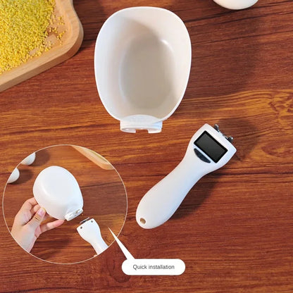 Pet Food Measuring Scoop Electronic Dog Cat Food Measuring Cup Digital Spoon Scale Kitchen Food Scale with LED Display