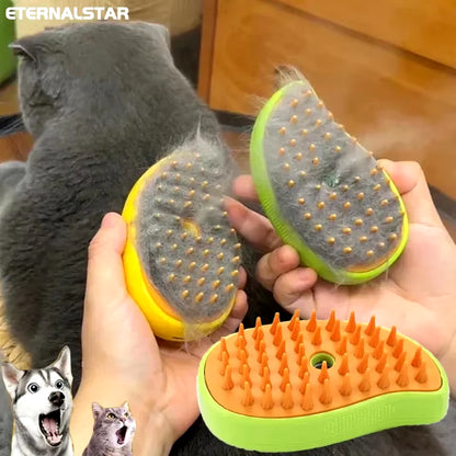 Cat Brush Steamy Dog Brush Electric Spray Cat Hair Brushes Pet Grooming Comb Hair Removal Massage Pet Accessories