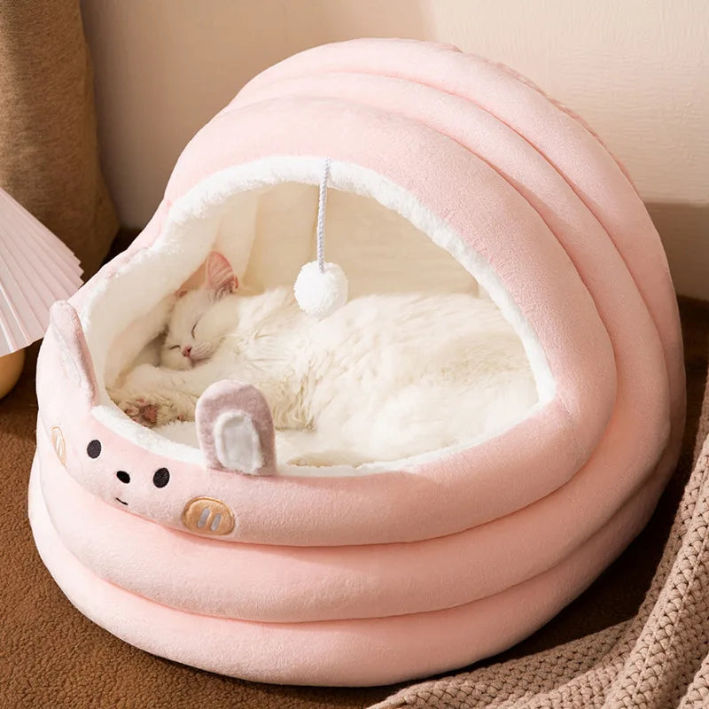 Four Seasons Universal Cat Litter Cat Cradle Cat Bed Cat House Semi-Closed Spring and Summer Dog Kennel Dog House Pet Supplies