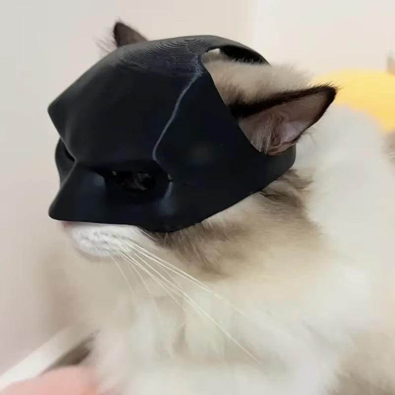 Gift Black Bat Cat Avenger Mask Matte Cool Bat Mask Superhero Cute Pet Toys for Cats and Dogs