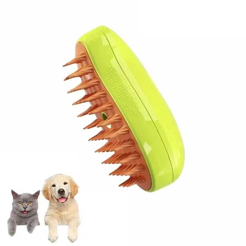 Cat Brush Steamy Dog Brush Electric Spray Cat Hair Brushes Pet Grooming Comb Hair Removal Massage Pet Accessories