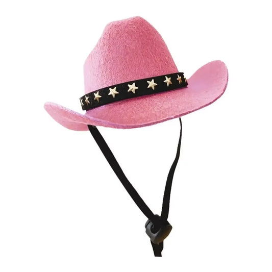 British Pet Dog Hat Star Cowboy Hat Pet Supplies Adjustable Dog Costume Top Hat Headwear Pet Hat Dogs Caps Pet Sun Hats for Cats