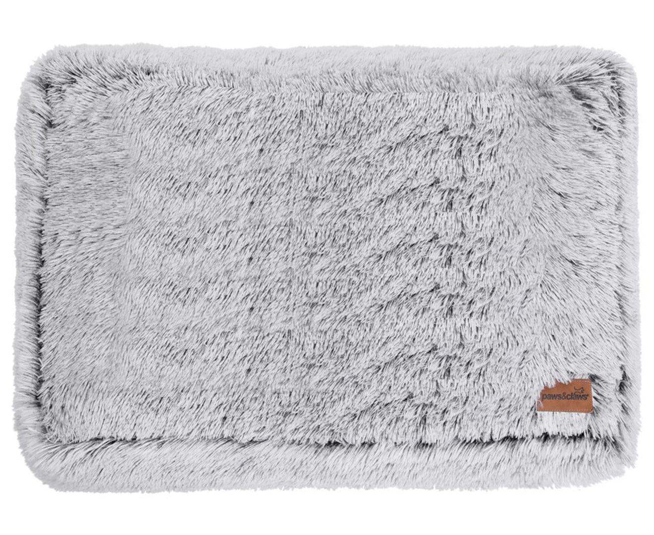 80X60X20Cm Calming Plush Pet Mattress - Grey