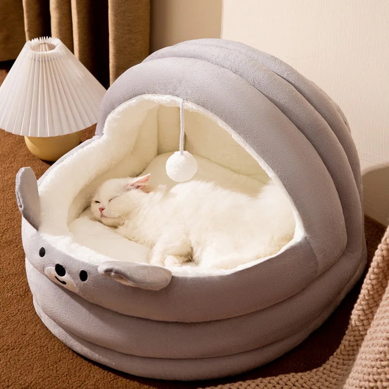 Four Seasons Universal Cat Litter Cat Cradle Cat Bed Cat House Semi-Closed Spring and Summer Dog Kennel Dog House Pet Supplies