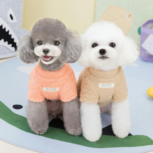 Plush Dog Sweater